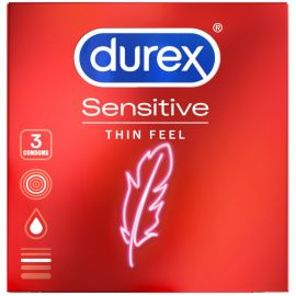 Durex Sensitive Λεπτά 3 προφυλακτικά