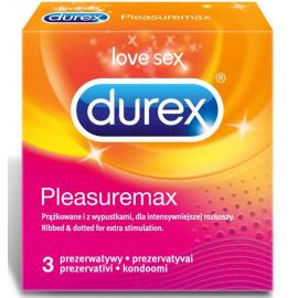 Durex Pleasure Max 3 προφυλακτικά