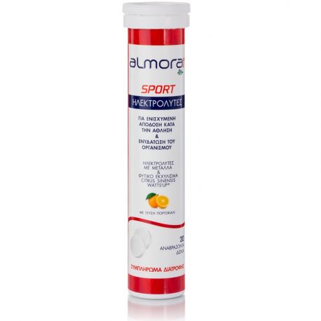 Elpen Almora Plus Sport με Γεύση Πορτοκάλι 20 αναβράζοντα δισκία