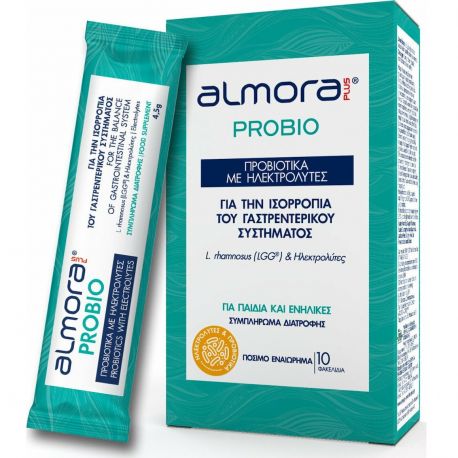 Elpen Almora Plus Probio Προβιοτικά με Ηλεκτρολύτες 10 x 4.5gr