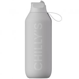 Chilly's Series 2 Sport Μπουκάλι Θερμός με Καλαμάκι GRANITE GREY 500ml