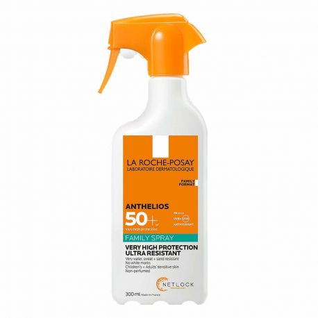 La Roche Posay Anthelios Family Αδιάβροχη Αντηλιακή Λοσιόν για το Σώμα SPF50 σε Spray 300ml