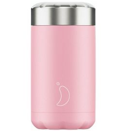 Chilly s Δοχείο Φαγητού Θερμός Inox Pastel Pink 500ml