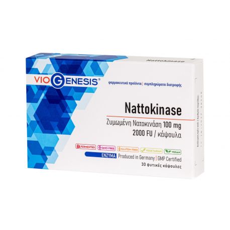 VIOGENESIS Nattokinase 100 mg 2000 FU 30 caps