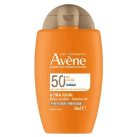 Avene Ultra Fluid SPF50+ Perfecteur Αντηλιακή Κρέμα Προσώπου με Χρώμα 50ml