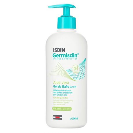 ISDIN Germisdin Aloe Vera Bath Gel - Τζέλ Καθαρισμού Σώματος με Aloe Vera 500ml