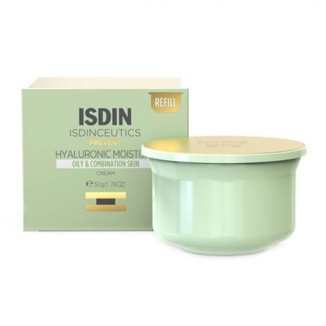 ISDIN Hyaluronic Moisture Refill Ενυδατική Ματ Κρέμα Προσώπου για Λιπαρό/Μικτό Δέρμα ΑΝΤΑΛΑΚΤΙΚΟ 50ml