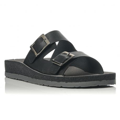 Sunshine Γυναικεία ανατομικά σανδάλια Black 2590