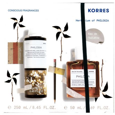 Korres Promo Philosia Αφρόλουτρο, 250ml & Eau De Toilette Γυναικείο Άρωμα, 50ml