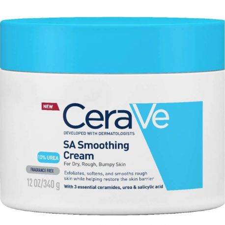 CeraVe SA Smoothing Κρέμα Ανάπλασης Σώματος με Ουρία για Ξηρές Επιδερμίδες 340gr