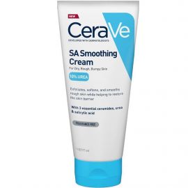 CeraVe SA Smoothing Cream 6OZ - 177ml Κρέμα Ανάπλασης Σώματος με Ουρία για Ξηρές Επιδερμίδες