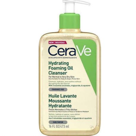 CeraVe OIL CLEANSER 16OZ - 473ml -Λάδι Καθαρισμού για Ξηρές Επιδερμίδες