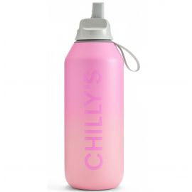 Chilly's Series 2 Sport OMBRE SUNDOWN Μπουκάλι Θερμός με Καλαμάκι 500ml