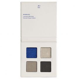 Korres Real Color Παλέτα με Σκιές Ματιών Matte σε Στερεή Μορφή 02 Smokey Sea 4gr
