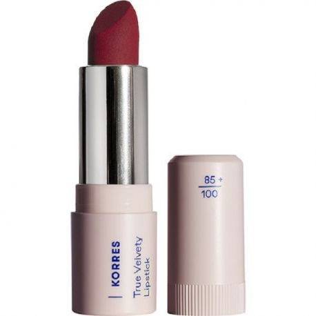 Korres True Velvety Κραγιόν Long Lasting Matte N.55 Vivid Red 3gr