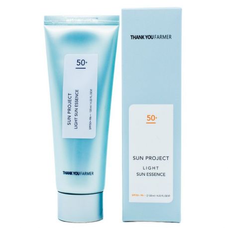 THANK YOU FARMER SUN PROJECT Light Sun Essence Face and Body SPF50+, 120ml
