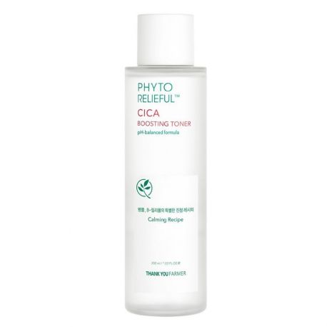 Thank You Farmer Phyto Relieful Cica Boosting Toner Υγρό Τόνωσης Προσώπου για Ευαίσθητες Επιδερμίδες 200ml