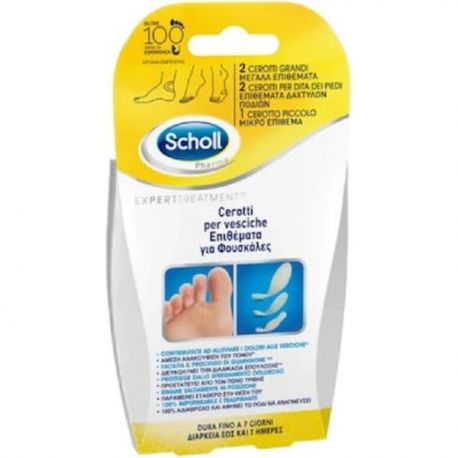 Dr Scholl Επιθέματα Expert Treatment για Φουσκάλες 5τμχ 3 Διαφορετικά Μεγέθη