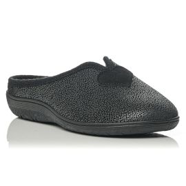 Sunshine Γυναικεία ανατομική παντόφλα 1185 Black