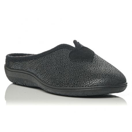 Sunshine Γυναικεία ανατομική παντόφλα 1185 Black