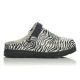 Sunshine Γυναικεία σαμπό 146 Μαύρο Άσπρο zebra print