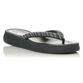Sunshine Γυναικεία ανατομικά σανδάλια Black 2253