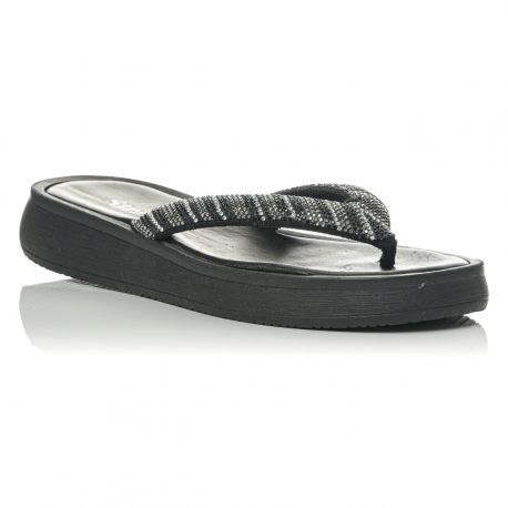 Sunshine Γυναικεία ανατομικά σανδάλια Black 2253