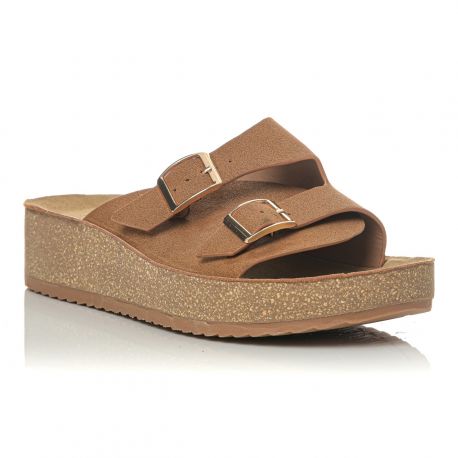 Sunshine Γυναικείο ανατομικό σανδάλι 25105 Brown