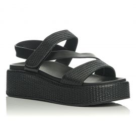 Sunshine Γυναικείο ανατομικό σανδάλι 270037 Black