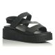 Sunshine Γυναικείο ανατομικό σανδάλι 270037 Black