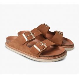 Genuins Ανατομικά Πέδιλα HAWAII VELOUR MANDORLA
