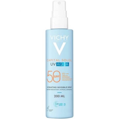 Vichy Capital Soleil UV Aqua Αντηλιακό Σπρέι Σώματος SPF50, 200ml