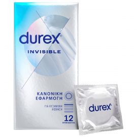 Durex Invisible Extra Thin Extra Sensitive Condoms 12 pcs