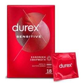 Durex Sensitive Λεπτά 18 προφυλακτικά
