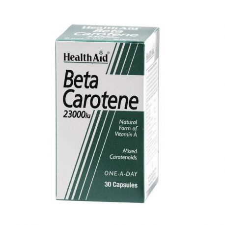 Health Aid Beta-Carotene ΒΗΤΑ ΚΑΡΟΤΙΝΗ 23000 i.u 30 caps