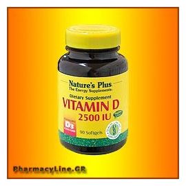 Nature's Plus Vitamin D3 2500 IU 90 caps