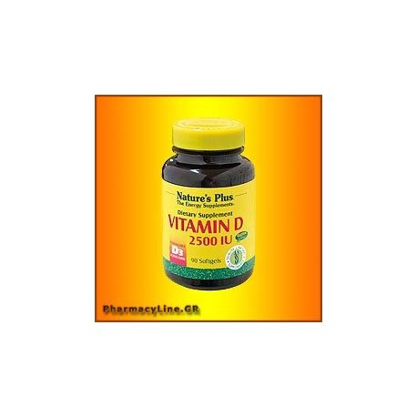 Nature's Plus Vitamin D3 2500 IU 90 caps