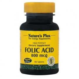 Nature s Plus Folic Acid 800mcg 90 tabs