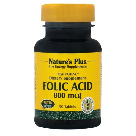 Nature's Plus Folic Acid 800mcg 90 tabs