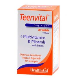HEALTH AID TEENVITAL 30 tabs (Ages 12-16)