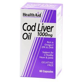 HEALTH AID Μουρουνέλαιο (Νορβηγικό) EPA / DHA, Α& D Vitamins 30