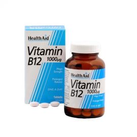 HEALTH AID ΒΙΤΑΜΙΝΗ Β12 ΚΟΒΑΛΑΜΙΝΗ 1000 mg 50 vetabs
