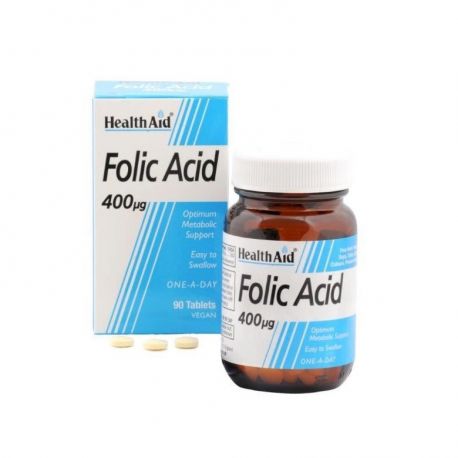 HEALTH AID ΦΟΛΙΚΟ ΟΞΥ 400 mg 90 vetabs