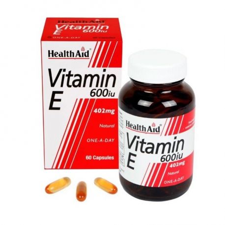 HEALTH AID Vitamin E 600 I.U. 496 mg 60 caps