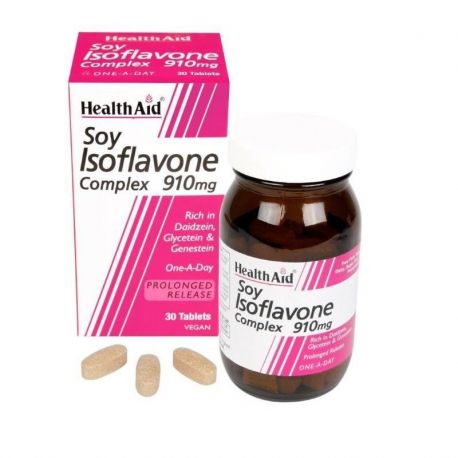 HEALTH AID ΣΟΓΙΑΣ ΙΣΟΦΛΑΒΟΝΕΣ 910 mg 30 vetabs ΦΥΤΟΟΙΣΤΡΟΓΟΝΑ