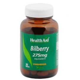 HEALTH AID BILBERRY 275 mg 30 vetabs