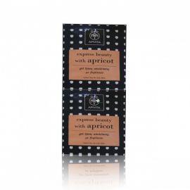 APIVITA Express Beauty, Gel Ήπιας Απολέπισης με Βερύκοκο, 2x8ml