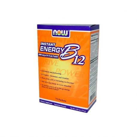 Nowfoods INSTANT ENERGY B-12 75 φακελάκια