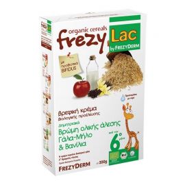 Frezylac Bio Cereal 200gr Βρώμη Ολικής Άλεσης Γάλα-Μήλο Βανίλια