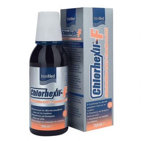 Intermed Chlorhexil-F Στοματικό Διάλυμα Χλωρεξιδίνη 0.05%-Fluori